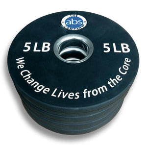 The ABS Company 5LB Olympic Weight Plates - Barbell Flex