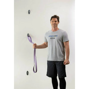 Anchor Gym Mini H1 Workout Wall-Mounted Functional Training Station-Set of 3 - Barbell Flex