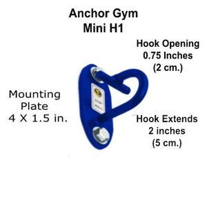 Anchor Gym Mini H1 Workout Wall-Mounted Functional Training Station-Set of 3 - Barbell Flex