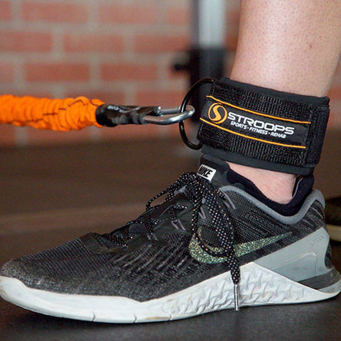 Image of Stroops One Connection Point Ankle/Wrist Cuff Attachment Strap - Barbell Flex