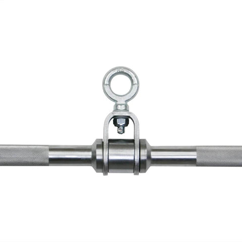 Image of American Barbell Revolving Solid Straight Bar Cable Pulley Attachment - Barbell Flex