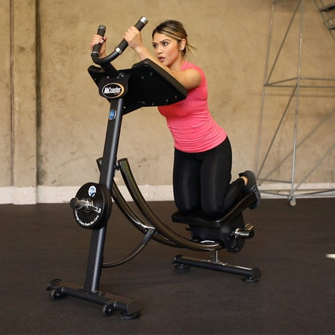Image of The ABS Company Ab Coaster CS1500 Adjustable Abdominal Core Machine - Barbell Flex