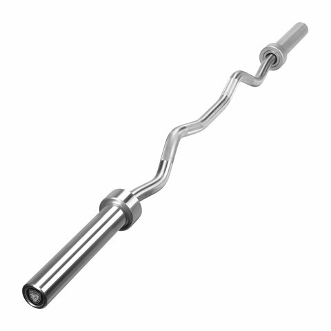 Image of American Barbell 5' Stainless Steel 110K PSI Shaft 28.5MM EZ Curl Bar - Barbell Flex