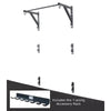 Anchor Gym H2 Pull Up Bar Strap Band Hooks 4ft Home Wall Station - Barbell Flex