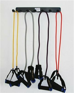 Anchor Gym 7-Prong Resistance Bands Straps Accessory Storage Rack - Barbell Flex