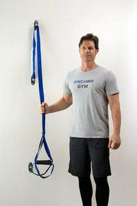 Anchor Gym Mini H1 Workout Wall Mount Strap Band Hook Set of 3 - Barbell Flex
