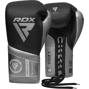 RDX Tri-Korta 2 Mark Pro Fight Boxing Gloves - Barbell Flex