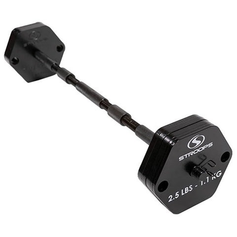 Image of Stroops Multi-Functional Interchangeable Free Weight Bellitron Dumbbell Kit - Barbell Flex