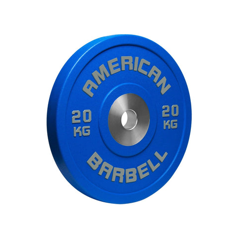 Image of American Barbell Deluxe Color LB & KG Urethane Pro Series Bumper Plates - Pairs and Sets - Barbell Flex