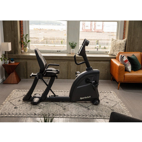 Image of SportsArt C55R Residential Cardio Recumbent Bike - Barbell Flex
