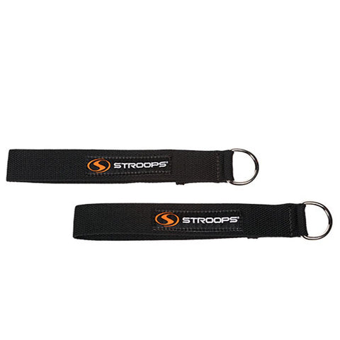 Stroops Soft Handle Cotton Loops Attachment Pilates Straps Pair of 2 - Barbell Flex