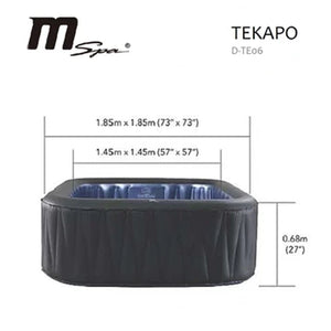 Pro 6 Fitness MSpa Tekapo Inflatable Bubble Spa Hot Tub - Barbell Flex