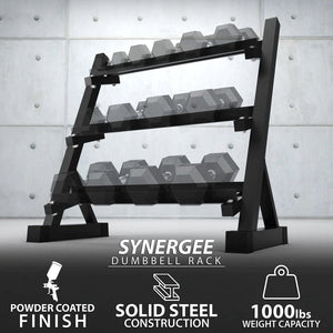 Synergee 3 Tier Dumbbell Rack Small - Barbell Flex