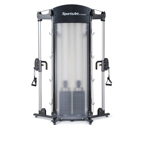 SportsArt DS972 Status Dual Stack Functional Trainer - Barbell Flex