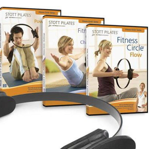 Image of Merrithew Fitness 14-Inch Circle Lite & 3-DVD Set - Barbell Flex