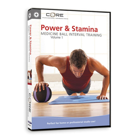 Image of Merrithew Power & Stamina Medicine Ball Interval Training Volume 1 DVD - Barbell Flex