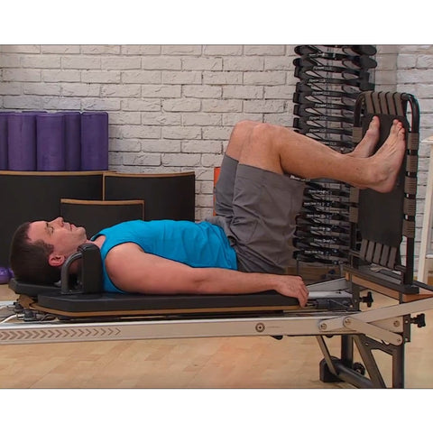 Image of Merrithew Power & Agility: Reformer Intervals on the Cardio-Tramp Rebounder DVD - Barbell Flex