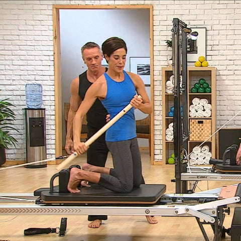 Image of Merrithew Athletic Conditioning on the Reformer Level 3 DVD - Barbell Flex