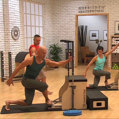 Image of Merrithew Athletic Conditioning on the Stability Chair Level 2 DVD - Barbell Flex