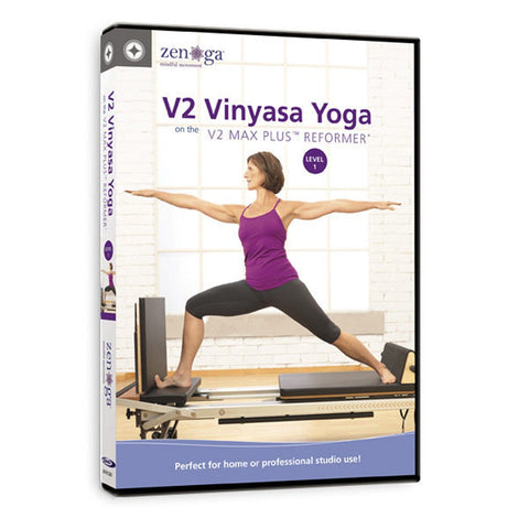 Image of Merrithew V2 Vinyasa Yoga on the V2 Max Plus Reformer Level 1 DVD - Barbell Flex