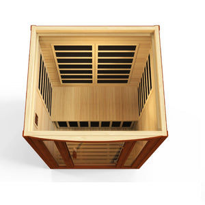 Golden Designs San Marino Edition Dynamic Low EMF Far Infrared Sauna - Barbell Flex