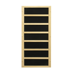 Golden Designs Madrid Elite 3 Person Ultra Low EMF FAR Infrared Sauna - Barbell Flex