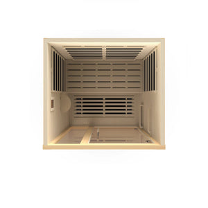 Golden Designs Llumeneres 2 Person Ultra Low EMF FAR Infrared Sauna - Barbell Flex