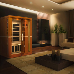 Golden Designs Vittoria Edition Dynamic Low EMF Far Infrared Sauna - Barbell Flex