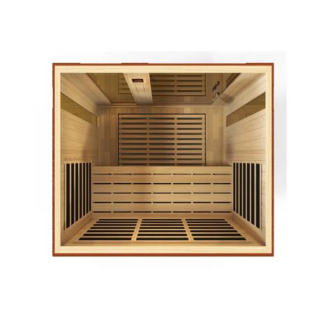 Image of Golden Designs Palermo Edition Dynamic Low EMF Far Infrared Sauna - Barbell Flex