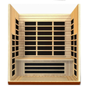 Golden Designs Lugano Edition Dynamic Low EMF Far Infrared Sauna - Barbell Flex