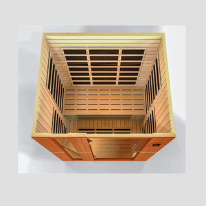 Golden Designs Lugano Edition Dynamic Low EMF Far Infrared Sauna - Barbell Flex