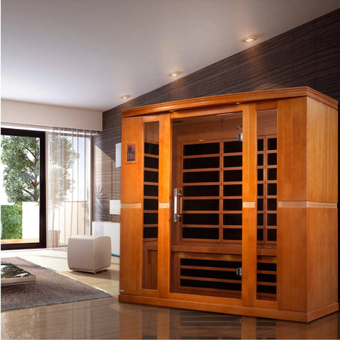 Image of Golden Designs Bergamo Edition Dynamic Low EMF Far Infrared Sauna - Barbell Flex