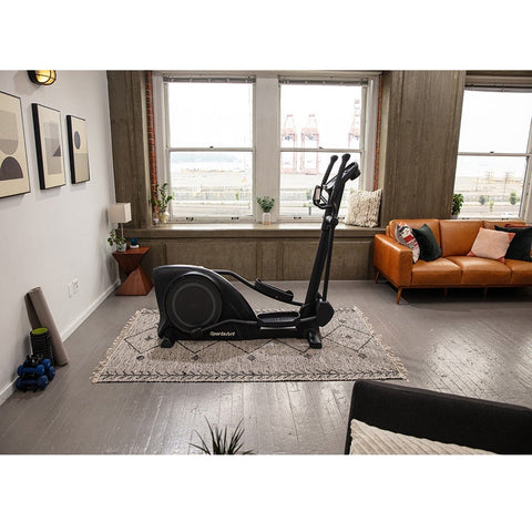 Image of SportsArt E80C Durable Residential Cardio Elliptical Trainer - Barbell Flex