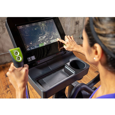 Image of SportsArt 13" Elite Senza Touchscreen Elliptical Trainer - Barbell Flex