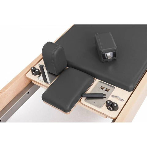 Image of Elina Pilates Elite Wood Reformer with Tower - Barbell Flex
