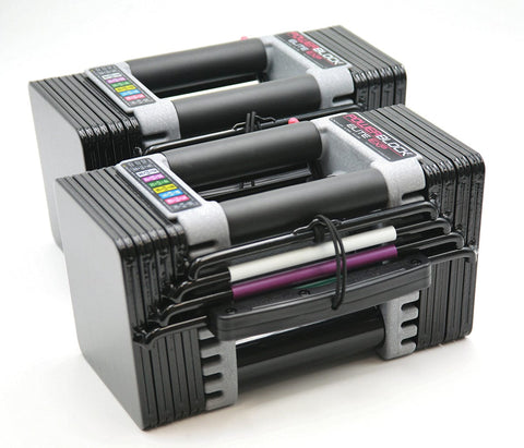 Image of PowerBlock Elite EXP Series Expandable Dumbbell Set - Pair of 2 - Barbell Flex