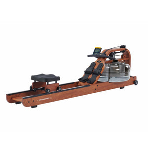 First Degree Fitness Viking Pro V XL Brown Water Rowing Machine - Barbell Flex