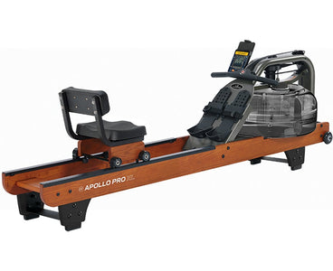 First Degree Fitness Lumbar Support Back Seat Dual Rail Rower Kit - Barbell Flex