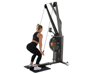 First Degree Fitness FluidPower ERG Ski Ergometer Workout Machine - Barbell Flex