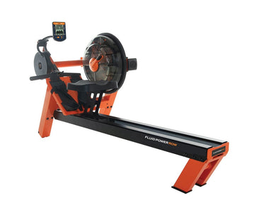 First Degree Fitness FluidPowerROW Compact Full Body Rowing Machine - Barbell Flex