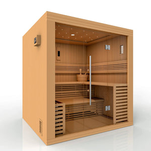 Golden Designs Osla Edition 6 Person Traditional Steam Sauna - Barbell Flex