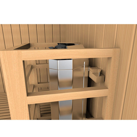 Image of Golden Designs Osla Edition 6 Person Traditional Steam Sauna - Barbell Flex