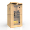 Golden Design GDI-8010-02 1 Person Full Spectrum Sauna with Himalayan Salt Bar - Barbell Flex