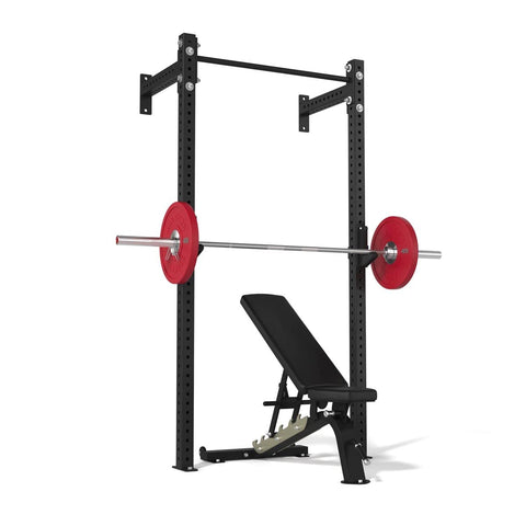 Image of American Barbell 3x3 Compact 48" W x 24" D Garage Gym Rack - Barbell Flex