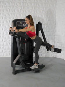 Muscle D Fitness Elite Glute Kickback Press Machine - Barbell Flex