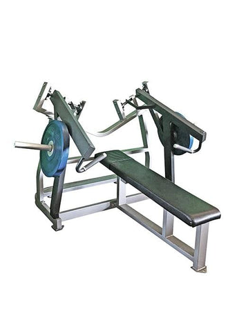 Image of Muscle D Fitness Power ISO-Lateral Leverage Horizontal Bench Press Machine - Barbell Flex