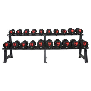 American Barbell Econo 10-Pair Dumbbell Storage Rack - Barbell Flex