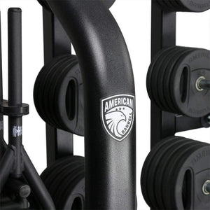 American Barbell 20-User Club Strength Training Class Pack with Storage Rack - Barbell Flex