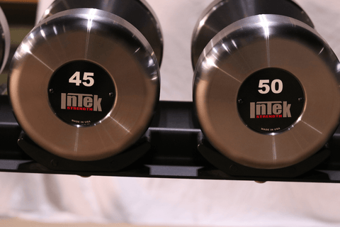 Image of InTek Strength Kraft Steel Raw Series Dumbbell Pairs and Sets - Barbell Flex