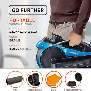 LifePro FlexStride Plus Under Desk Elliptical Machine - Barbell Flex